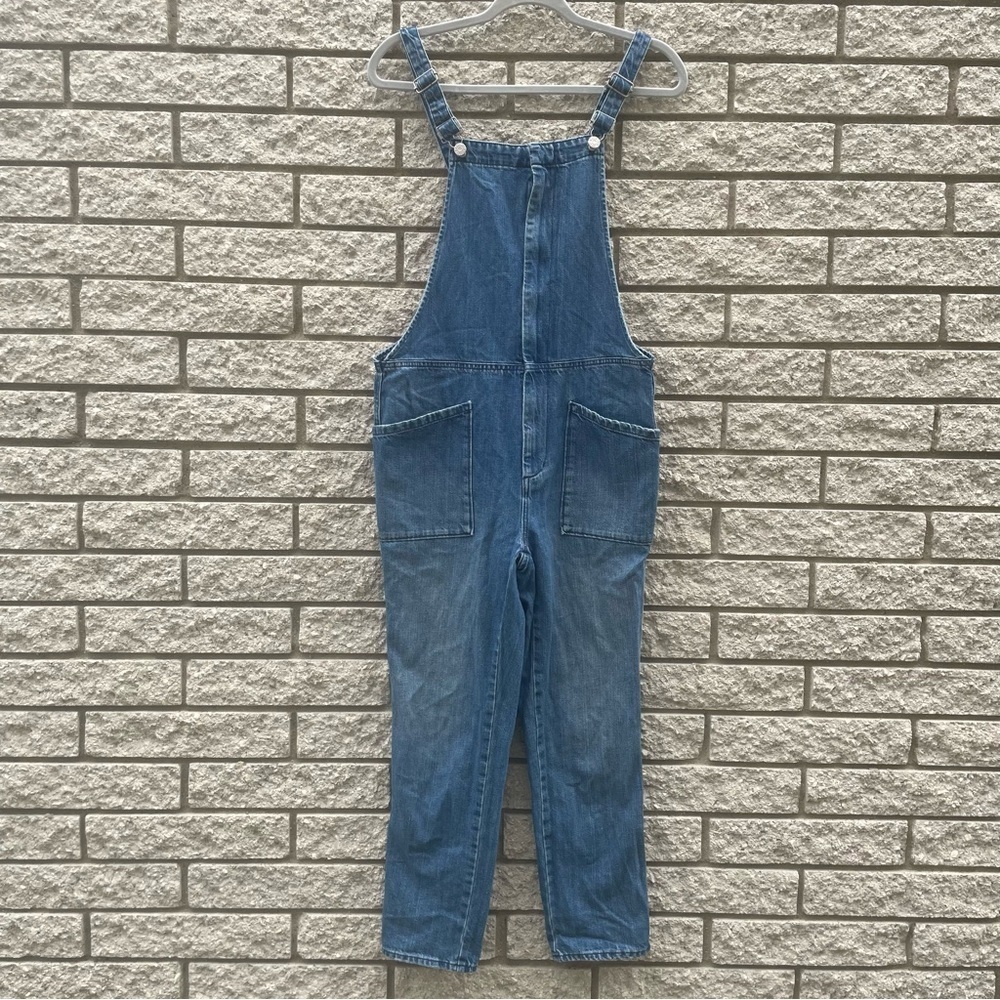 Madewell Women's Denim Dungaree Overalls Size Small - Picture 2 of 11